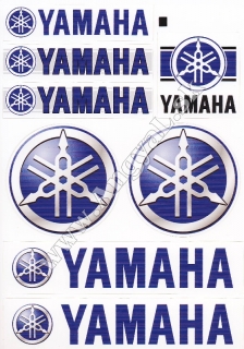 Nálepky Yamaha - modré
