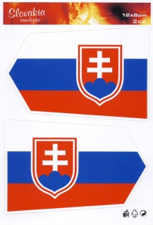 Nálepka - Slovenská vlajka